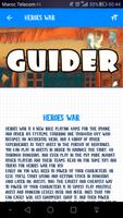 heroes war Guider, Strategy 截图 2