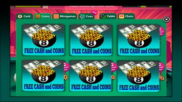 Latest _ hack 8ball pools (free cash & coins) 2017 Affiche