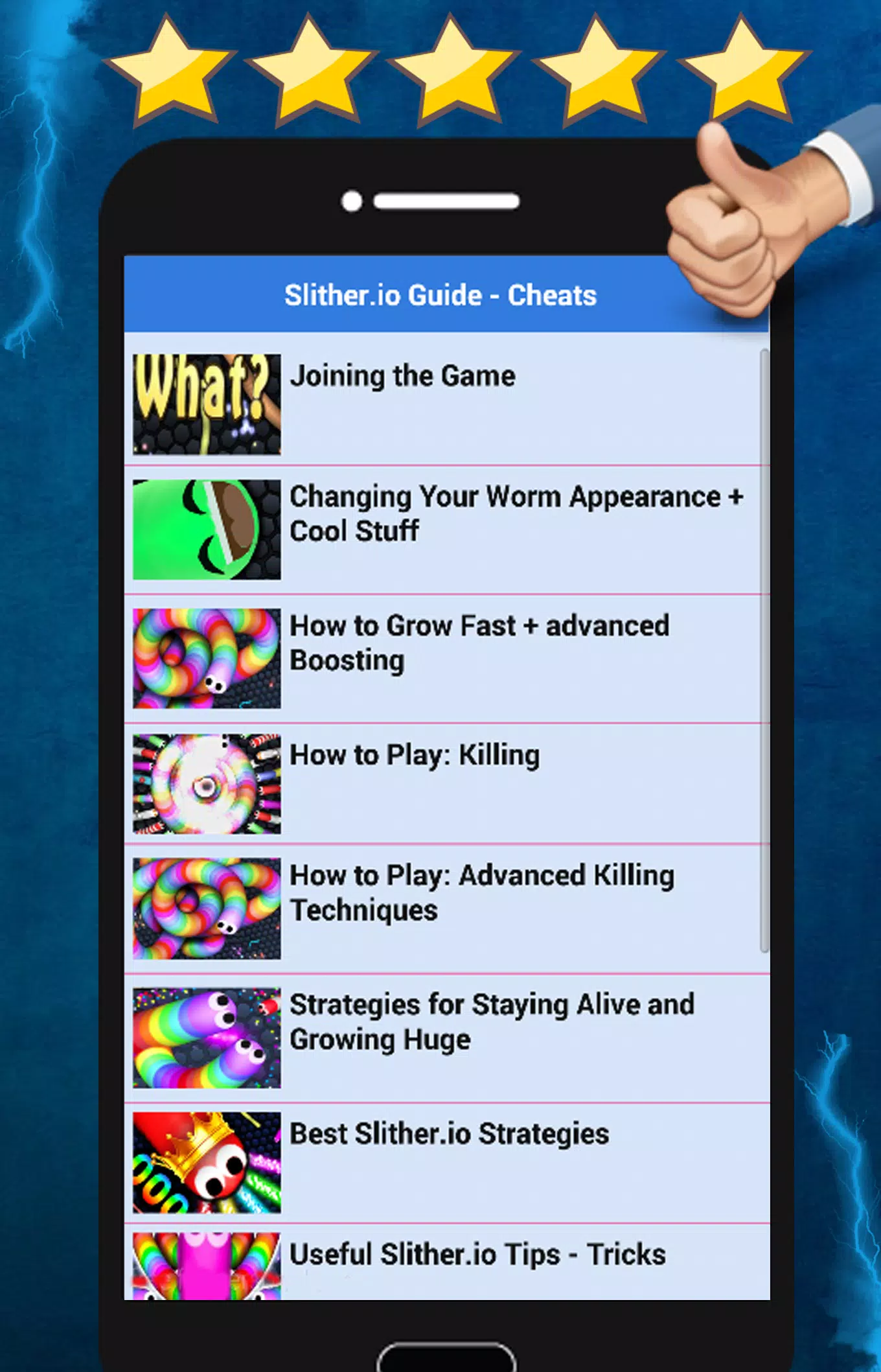 Guide: slitherio cheats & Skin APK for Android Download