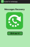 Recovery Message Whatsapp guid Plakat