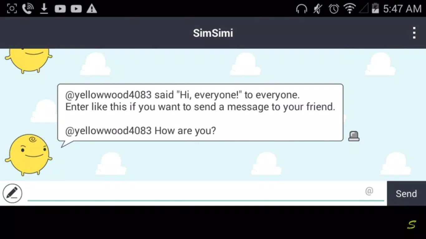 Simsimi app on ipad- wen ur bored just talk to tis~
