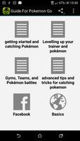 Guide for Pokemon Go capture d'écran 2