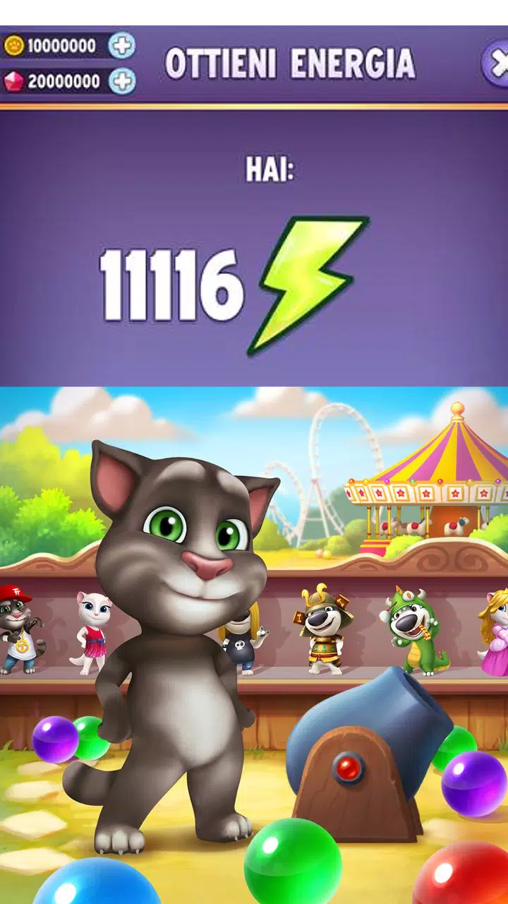 Download Talking Tom Bubble Shooter