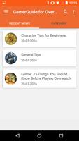 Gamer Guide for Overwatch تصوير الشاشة 1