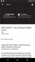 MD CODES Tour Allergan DUBAI اسکرین شاٹ 2