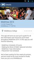 Middlebury College Guides اسکرین شاٹ 1