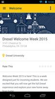 Drexel Univ. Welcome Guide 海報
