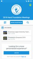 2018 Hand Foundation Meetings Ekran Görüntüsü 1