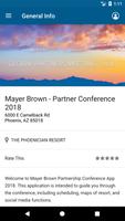 Mayer Brown Partners Meeting poster