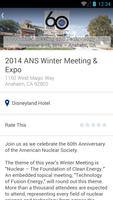 2014 ANS Winter Meeting & Expo capture d'écran 1