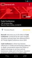 Code Conference poster