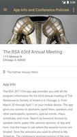 The RSA 63rd Annual Meeting تصوير الشاشة 1