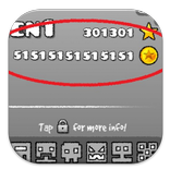 ”Coins Stars Geometry Dash