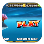 ”Gems Coins Hungry Shark Evo