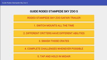 Guide Rodeo Stampede Sky Zoo S capture d'écran 1