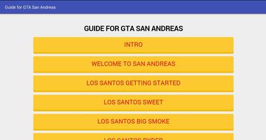 Guide for GTA San Andreas स्क्रीनशॉट 1