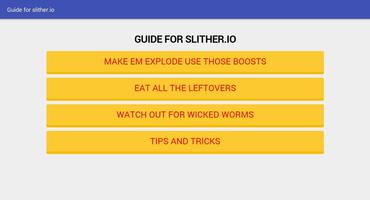 Guide for slither.io 스크린샷 1