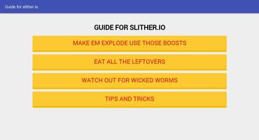 Guide for slither.io capture d'écran 1