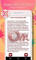 Guide for Opera Mini capture d'écran 2