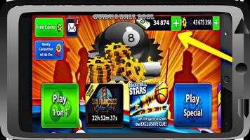 Guide Pro 8ballpool (Free coins and cash) ポスター