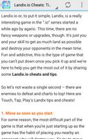 1 Schermata Guide for landix.io Snake