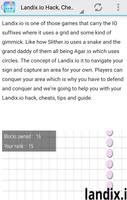 2 Schermata Guide for landix.io Snake