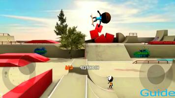 Guide For Stickman Skate Battle Tips تصوير الشاشة 1