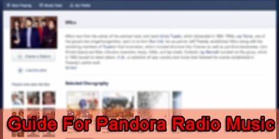 Guide For Pandora Radio Music تصوير الشاشة 1