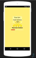Guide for  Nope Quiz Solution poster