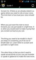GUIDE SCREAM GO : 8 NOTE TIPS скриншот 1