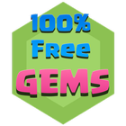 Free Gems for Clash Royale PRANK-icoon