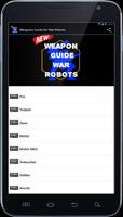 برنامه‌نما Weapons Guide for War Robots عکس از صفحه