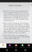 Guide Plants ZombiesPlant Card poster