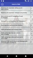 GUIDE FOR PUBG ภาพหน้าจอ 1