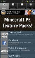 Texture Packs For Minecraft PE Affiche