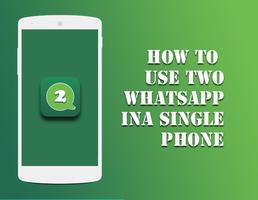 Dual Whatsapp gb poster