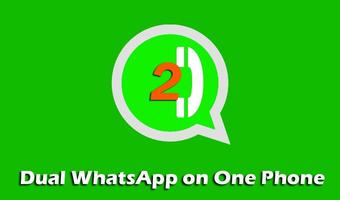 Dual WhatsApp on One Phone Affiche