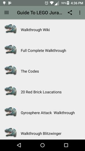 Guide To Lego Jurassic World For Android Apk Download