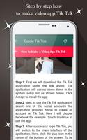 Guide Tik Tok screenshot 1
