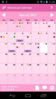 Menstrual Calendar poster