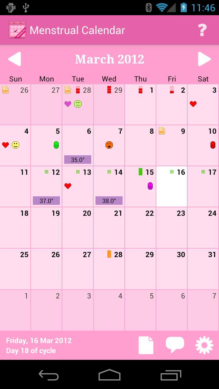 Menstrual Calendar For Android Apk Download