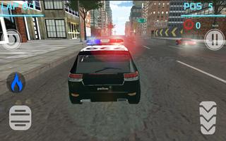 Police Car driver Cartaz