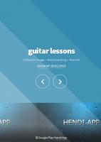 guitar lessons poster