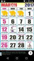 Gujarati Calender 2017 ảnh chụp màn hình 2