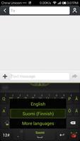 Guobi Finnish Keyboard capture d'écran 2