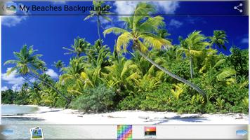 My Beaches Backgrounds Affiche