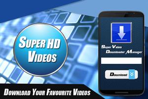 Super Video Downloader Manager Plakat