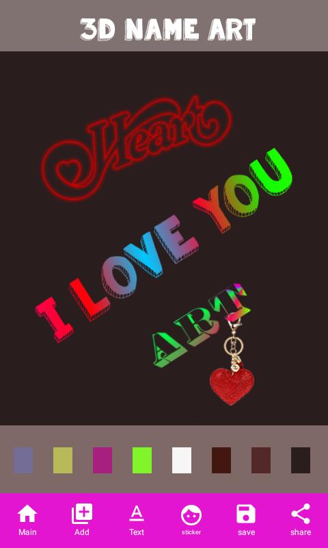 3D Name for Android - APK Download Amazing photo stickers, combine 3d stickers, 3d names on.