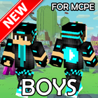 Boys skins for Minecraft PE আইকন