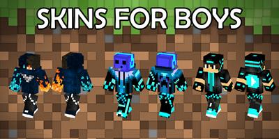 Boys skins for Minecraft PE Ekran Görüntüsü 1